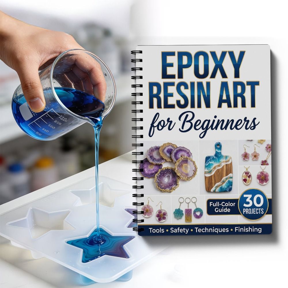 Resin Art Tutorial - Step-by-Step Epoxy Resin Art Handbook 30