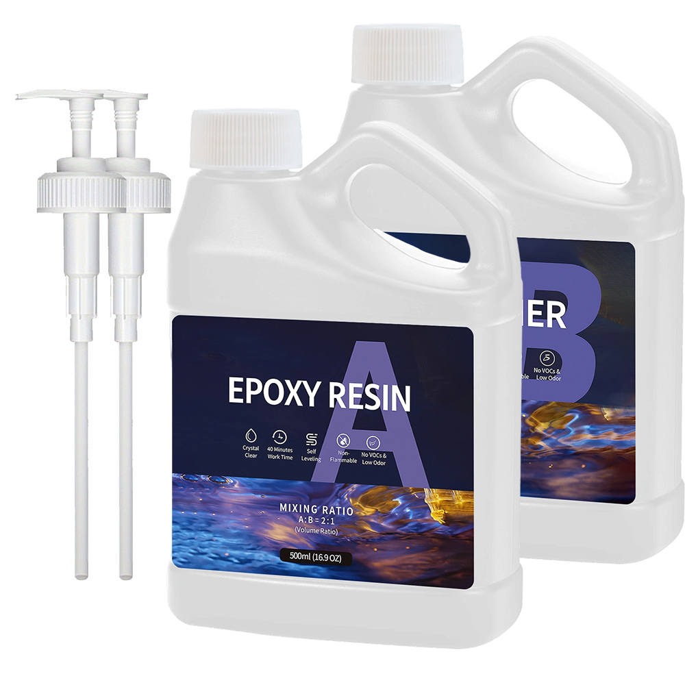 Resin Art Ratio - 1:1 Ratio Epoxy Resin Kit Anti-Yellowing