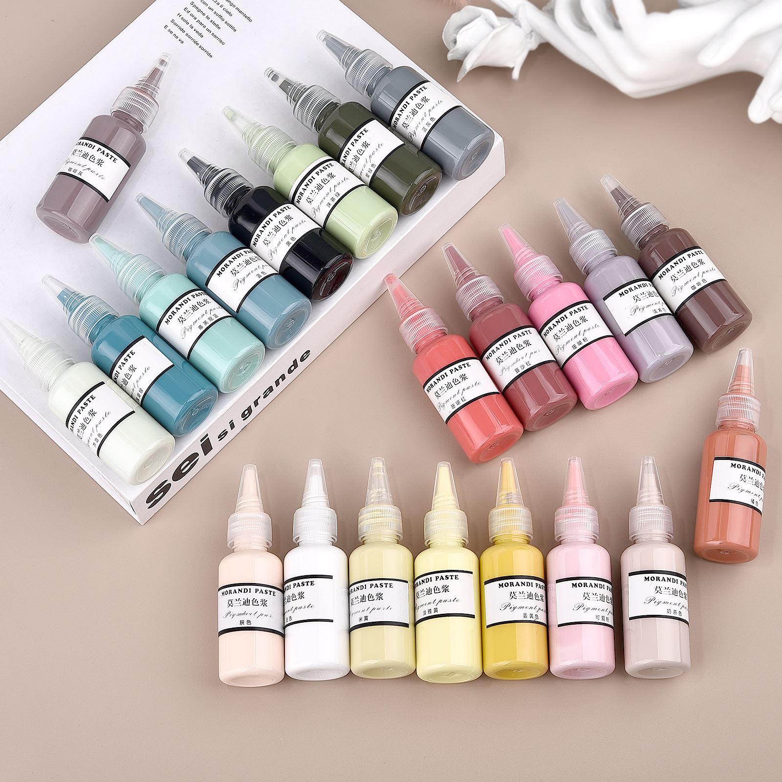 Resin Pigment Alcohol Ink - Morandi Colors Liquid Resin Pigments Epoxy