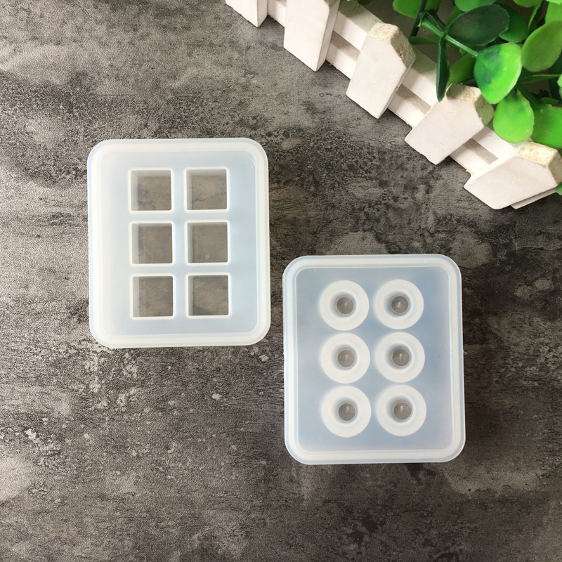 Resin Art Kit With Molds - Silicone Mold 16mm Cube ball beads