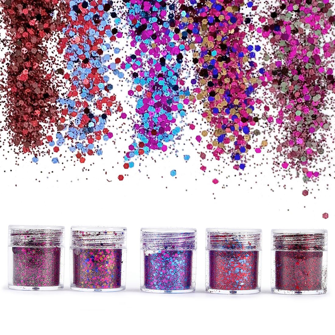 Glitter Powder Resin - 4/5 bottles Dreamlike Glitter Powder for