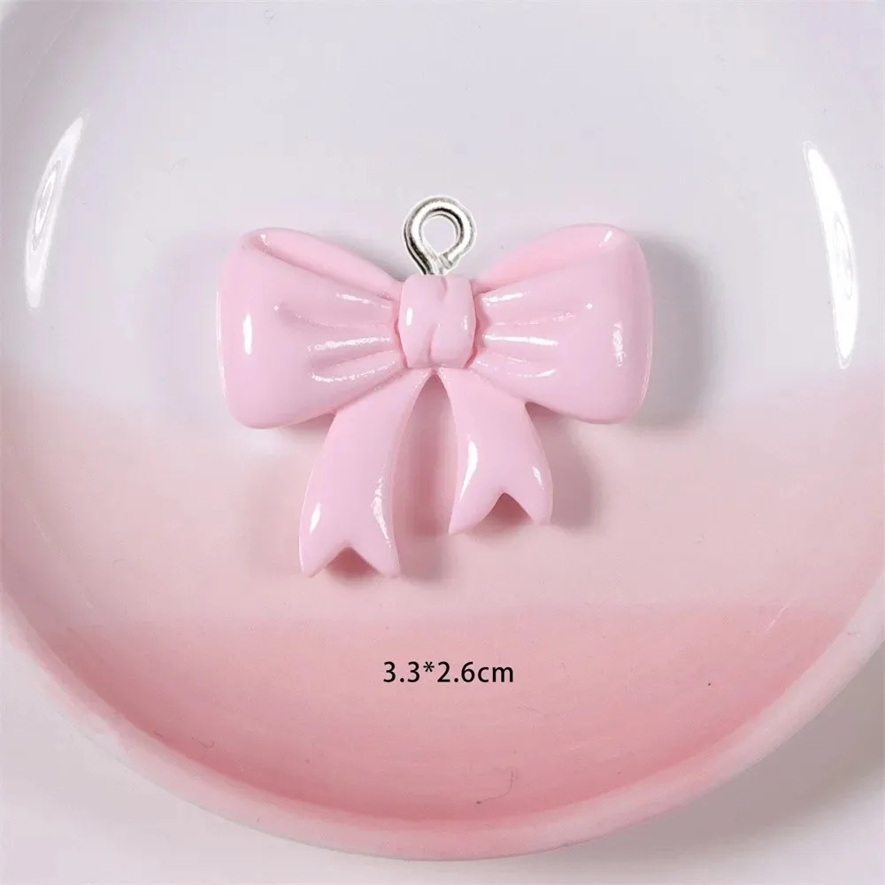 10 Pieces Candy Color Bow Resi - Resin Art Handmade recension och pris