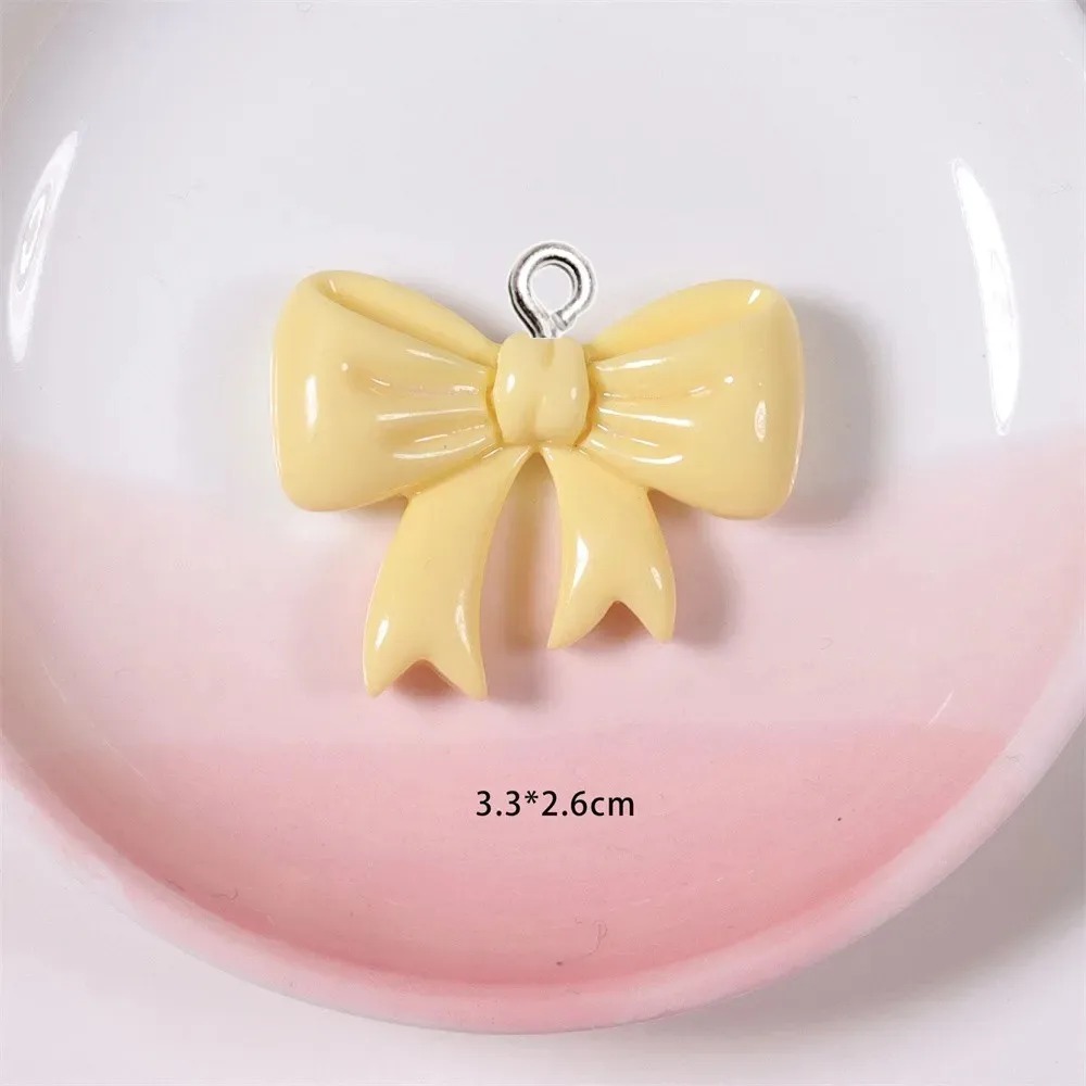 10 Pieces Candy Color Bow Resi - Resin Art Handmade recension och pris