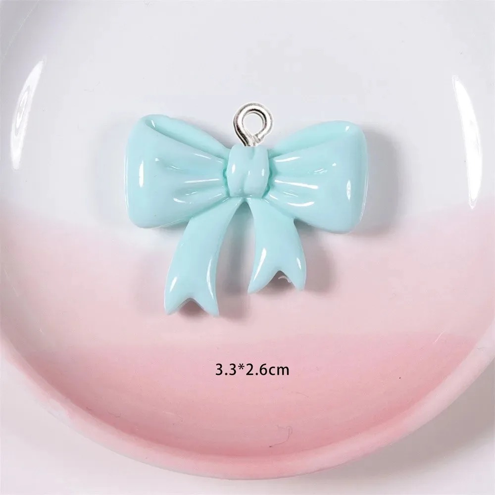 10 Pieces Candy Color Bow Resi - Resin Art Handmade recension och pris