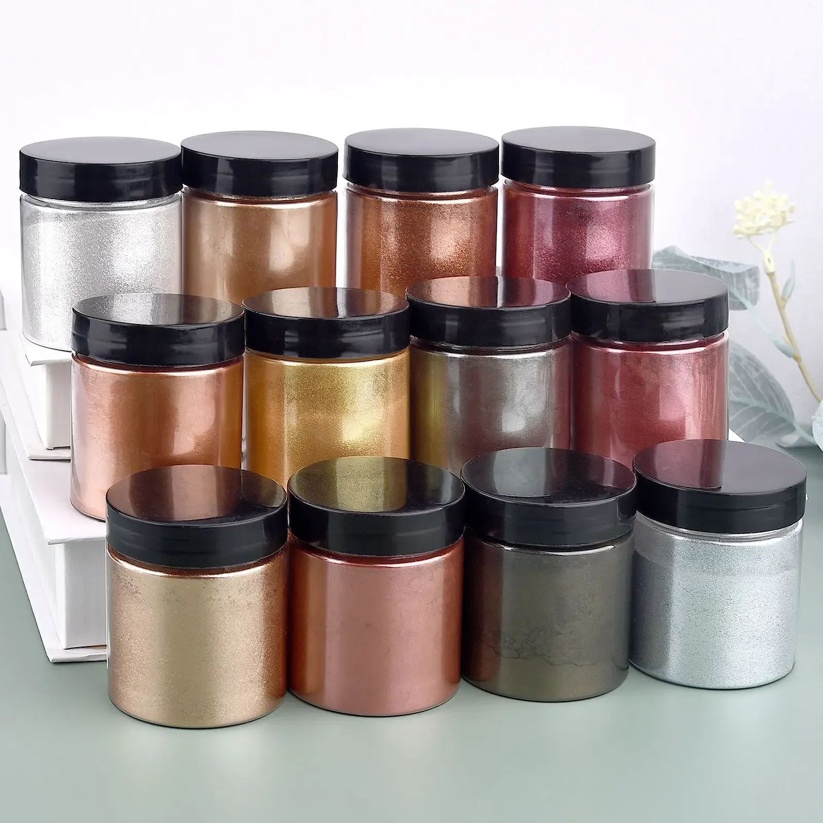 50g/Bottle Metallic Glitter Po - Glitter Powder Resin recension och pris