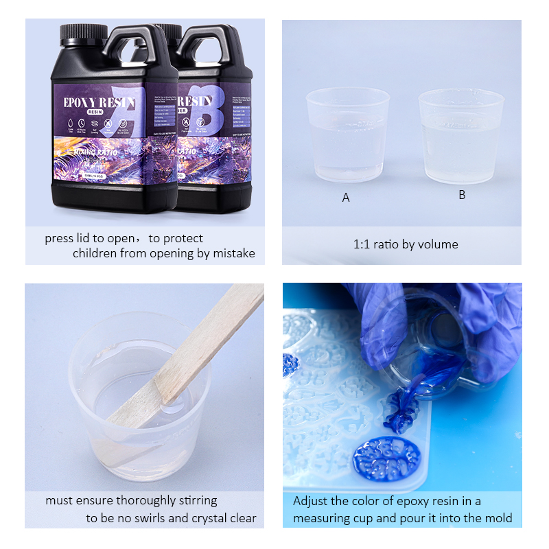 Epoxy Resin Kit 1:1 Ratio Anti - Resin Art Ratio recension och pris