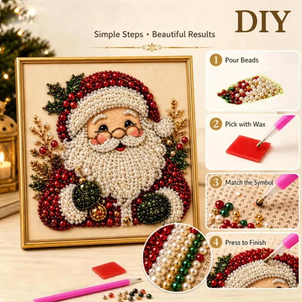 Christmas Santa Claus Pearl Ar - Resin Art Kits recension och pris