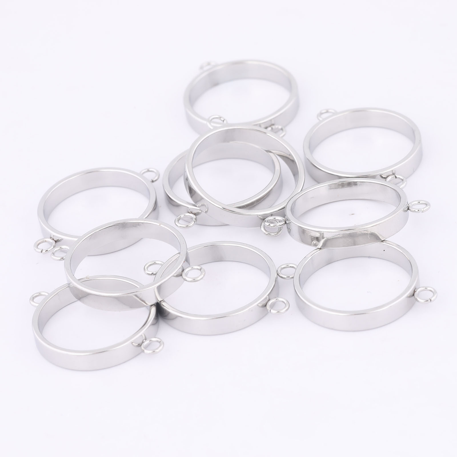 10pcs Stainless Steel 14mm Ope - Resin Art Handmade recension och pris