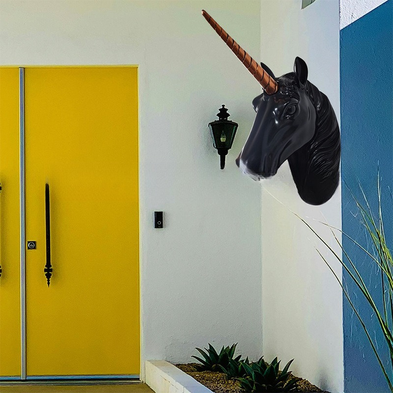 Unicorn Horse Head Wall Art, R - Background Resin Art recension och pris
