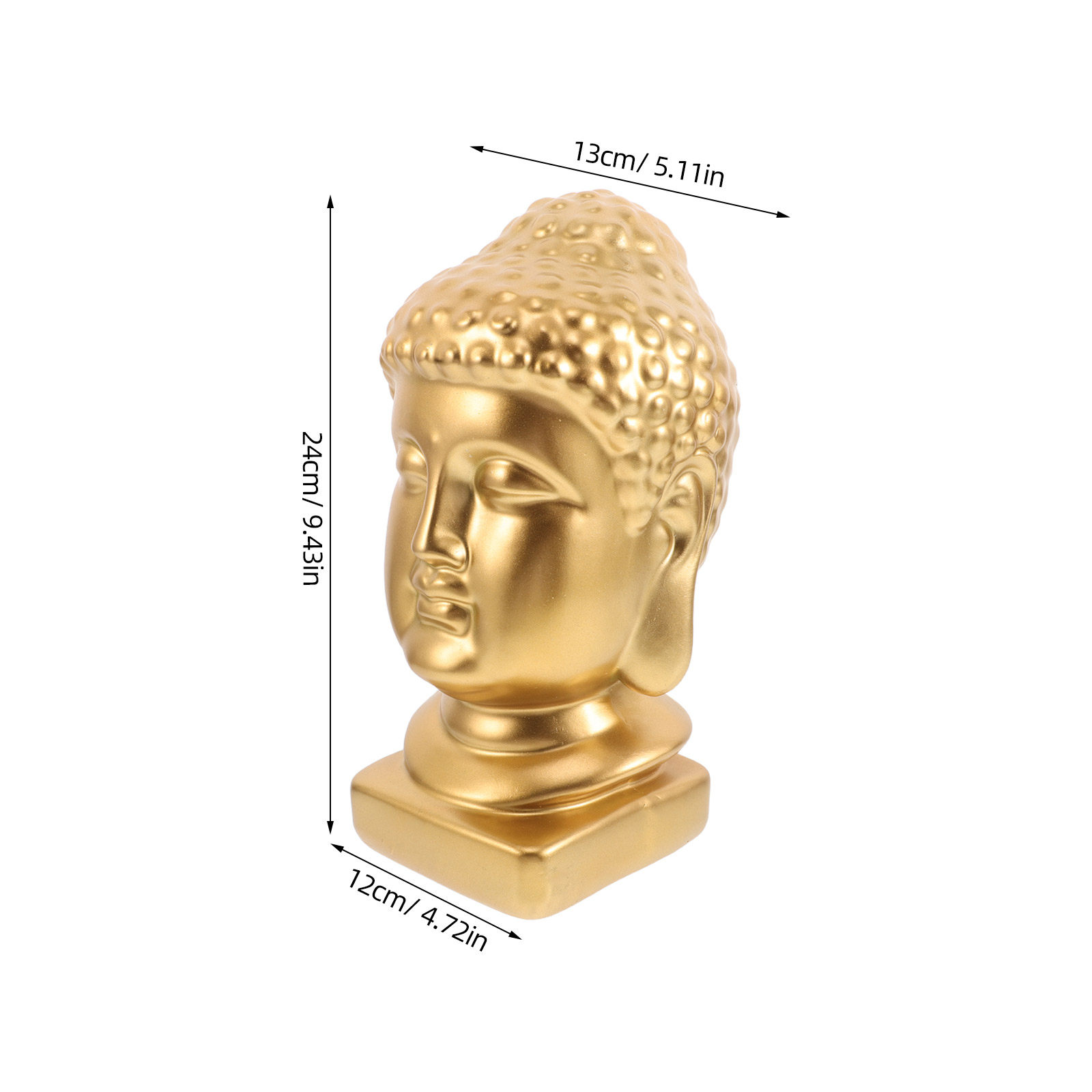 Resin Buddha Head Art Statue E - Resin Art Home Decor recension och pris