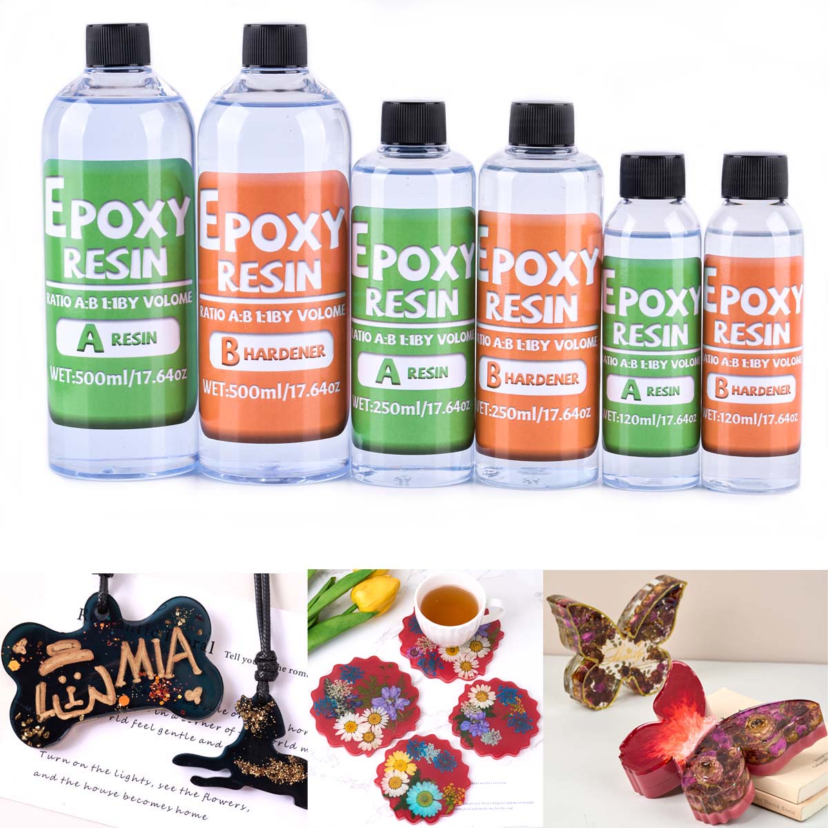 1:1 Ratio Epoxy Resin Kit Anti - Resin Art Ratio recension och pris