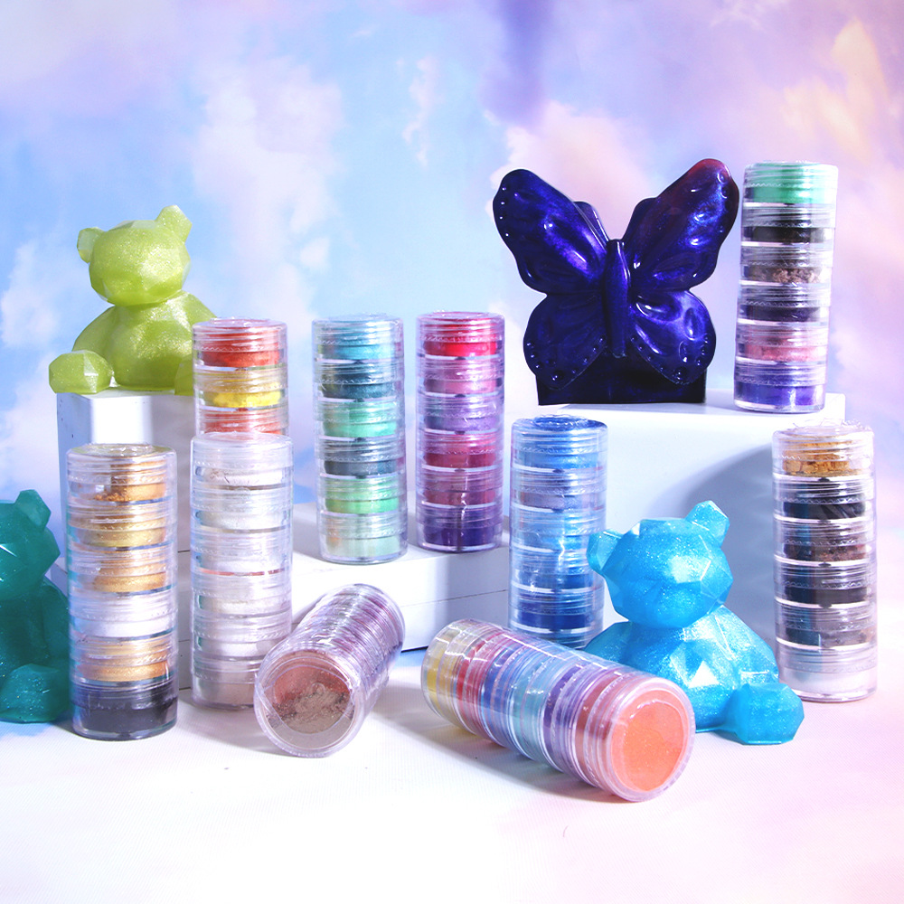 24/60 Colors Pearl Mica Glitte - Glitter Powder Resin recension och pris