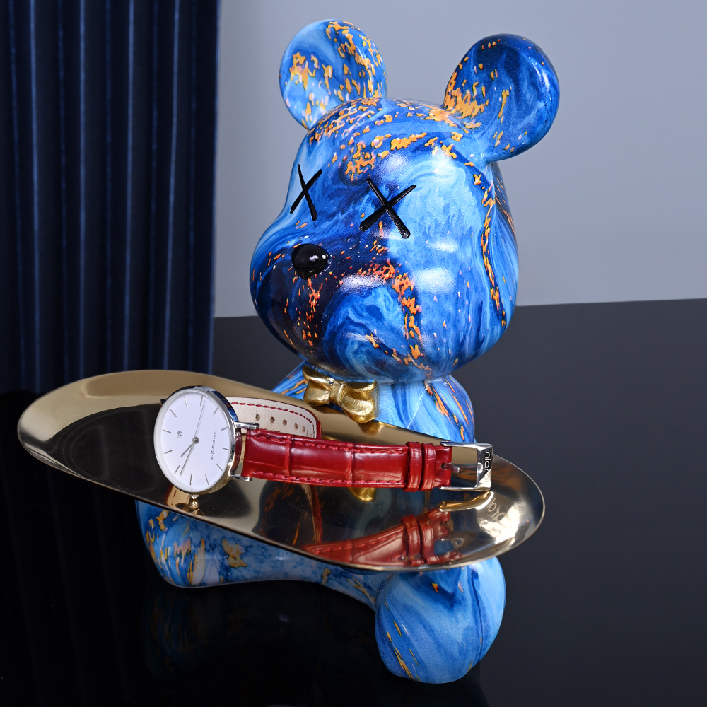 Colorful Bear Statues and Scul - Resin Art Furniture recension och pris