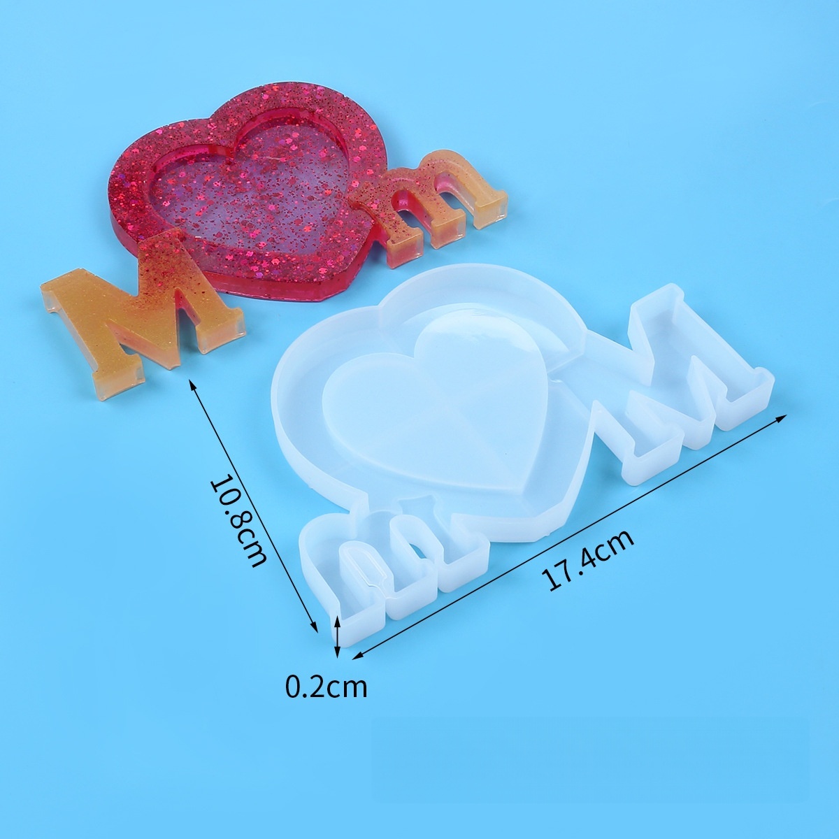 Letter Mm Epoxy Resin Silicone - Resin Art Kit With Molds recension och pris