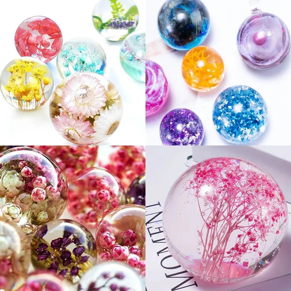 20-100mm Spherical Silicone Mo - Resin Art Kit With Molds recension och pris