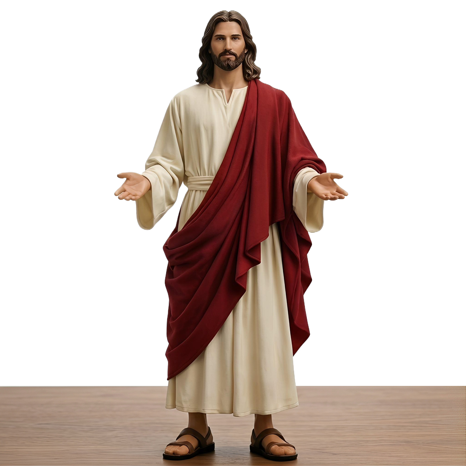 Jesus Christ Statue with Open  - Resin Art Furniture recension och pris