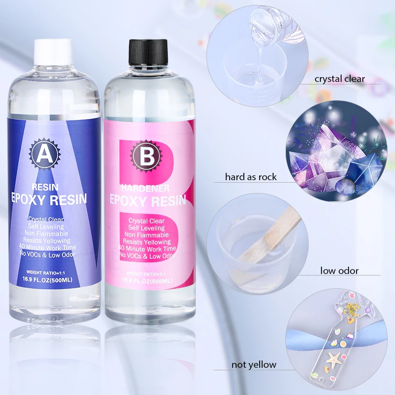 100g Epoxy Resin Kit Clear Hig - Resin Art Ratio recension och pris