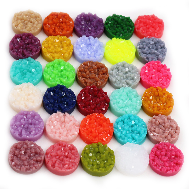 40pcs Resin Druzy Cabochons Do - Resin Art Handmade recension och pris