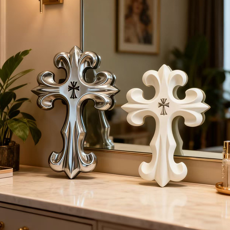 Retro Cross Wall Decor Gothic  - Resin Art Furniture recension och pris