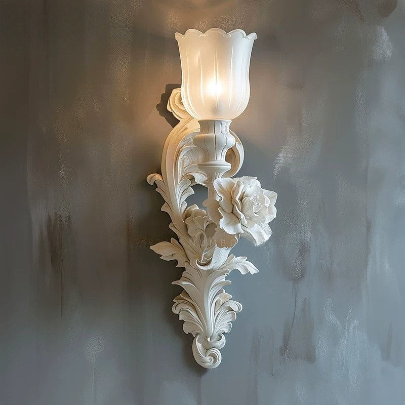 French wall lamp, living room  - Background Resin Art recension och pris