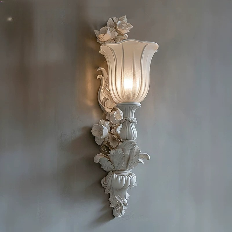 French wall lamp, living room  - Background Resin Art recension och pris