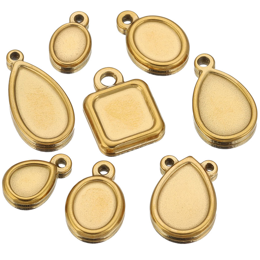 5pcs Stainless Steel Square Dr - Resin Art Handmade recension och pris