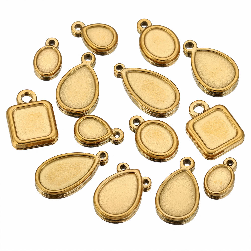 5pcs Stainless Steel Square Dr - Resin Art Handmade recension och pris