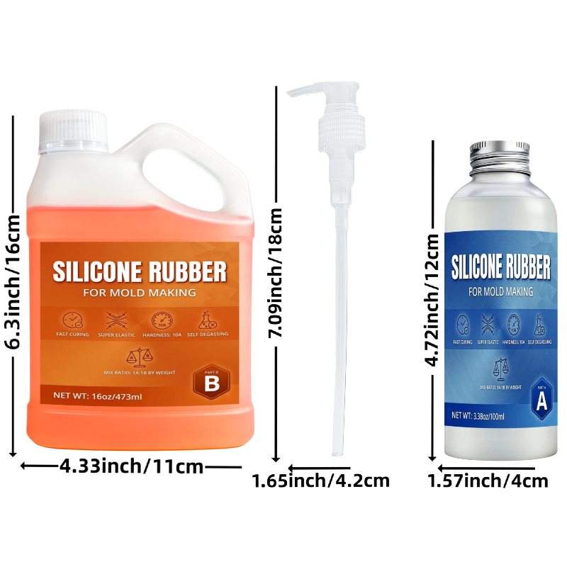 Durable Liquid Rubber Material - Resin Art Kit With Molds recension och pris