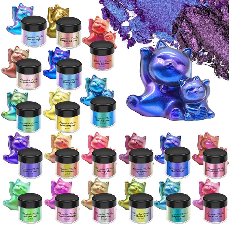 3g Mirror Chameleons Resin Pig - Glitter Powder Resin recension och pris