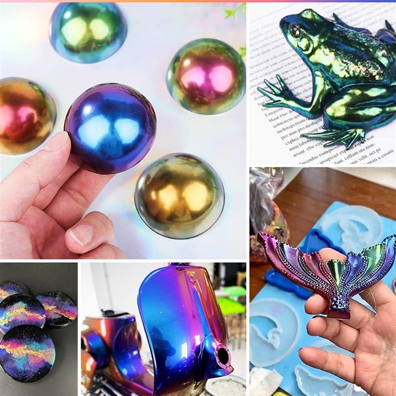 3g Mirror Chameleons Resin Pig - Glitter Powder Resin recension och pris