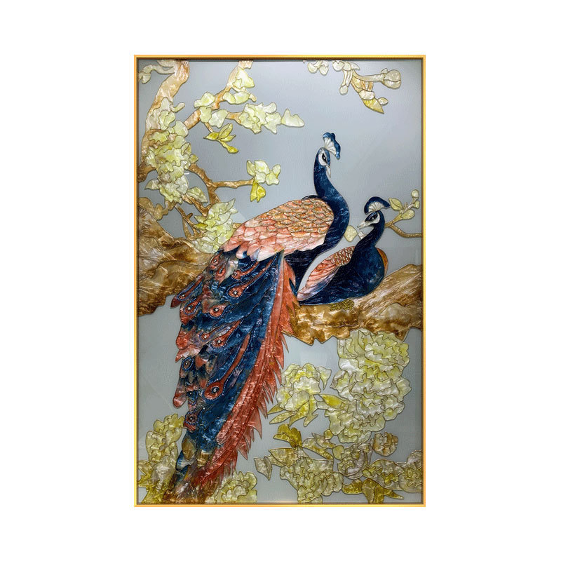 Handmade Enamel Metal Modern A - Background Resin Art recension och pris