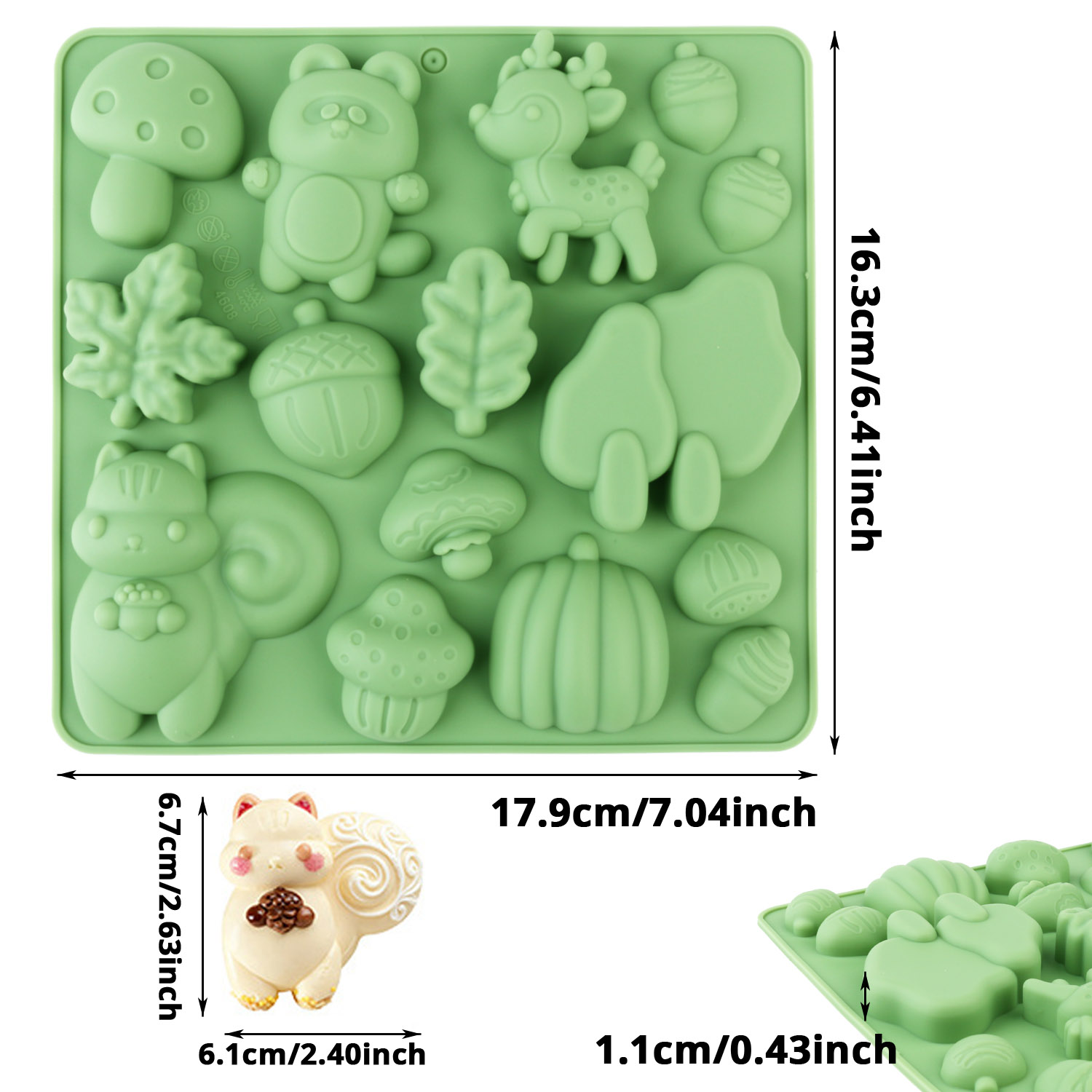 1 Silicone Cake Mold in the Sh - Resin Art Kit With Molds recension och pris
