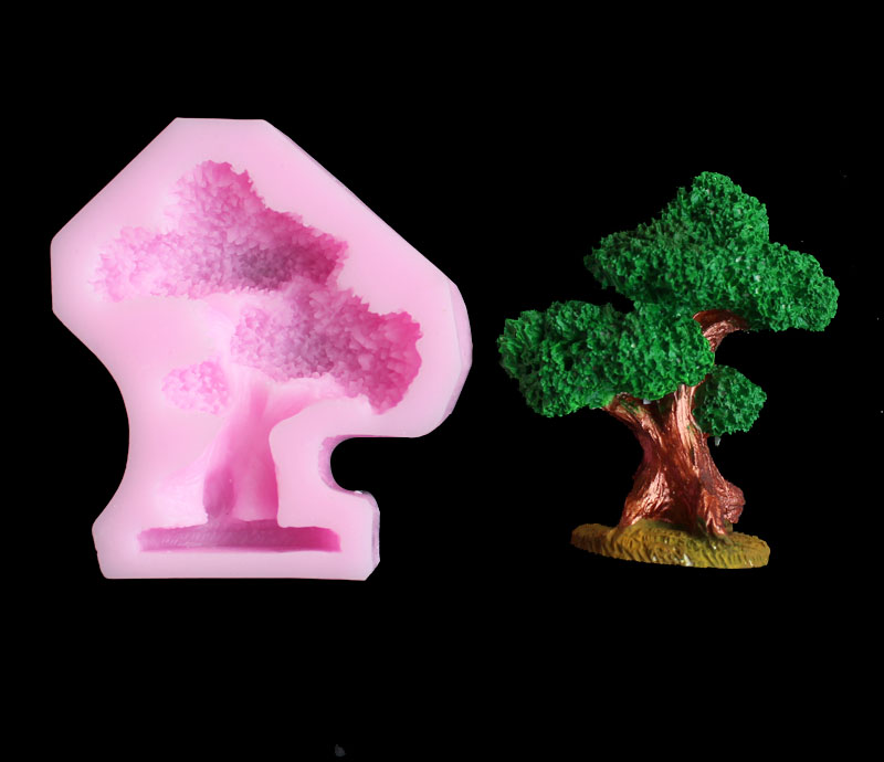 Pine tree silica gel mold DIY  - Resin Art Kit With Molds recension och pris