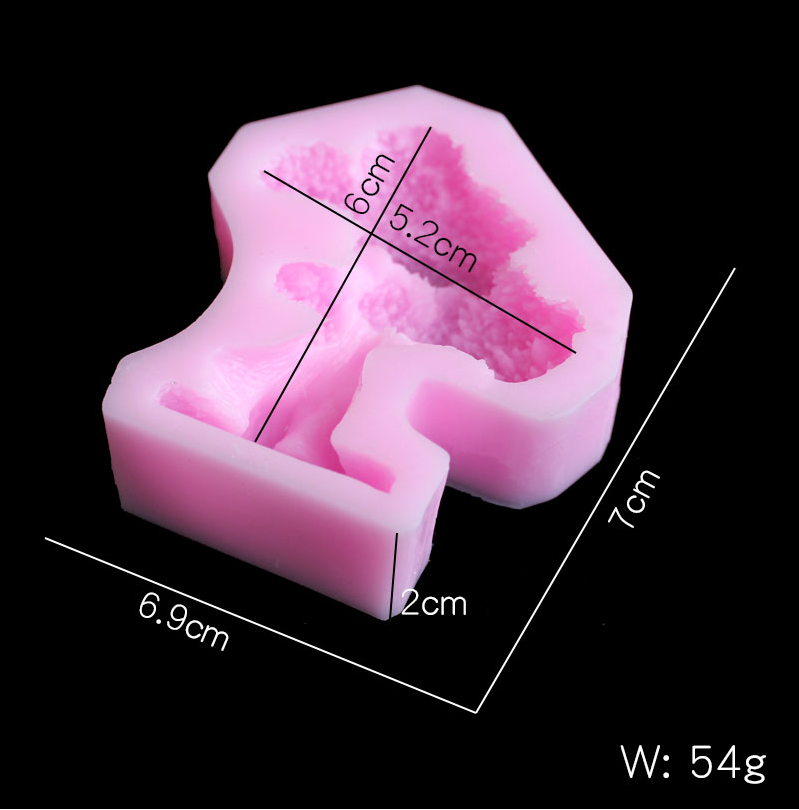 Pine tree silica gel mold DIY  - Resin Art Kit With Molds recension och pris