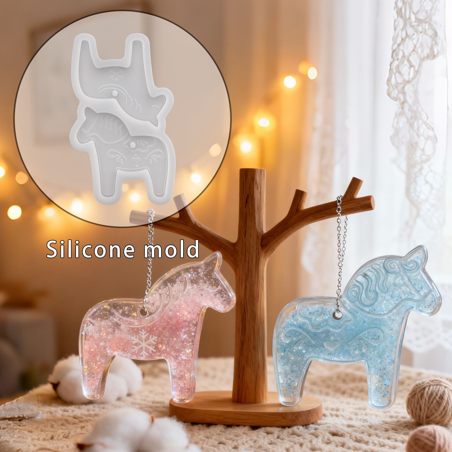 Dala Horse Silicone Molds DIY  - Resin Art Kit With Molds recension och pris