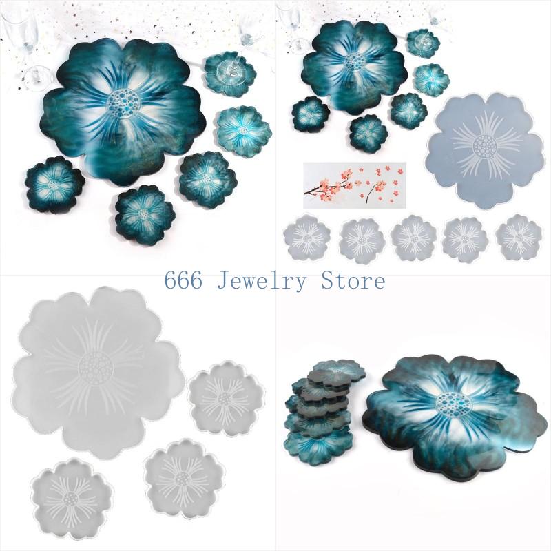 F2TD Large Flower Shape Resin  - Resin Art Geode recension och pris