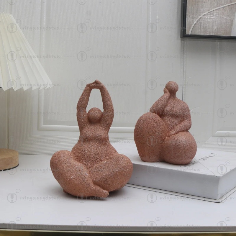 1pc, Sandstone Resin  Chubby W - Resin Art Handmade recension och pris