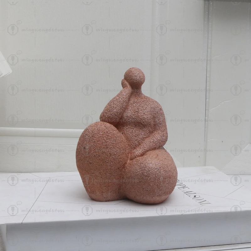 1pc, Sandstone Resin  Chubby W - Resin Art Handmade recension och pris