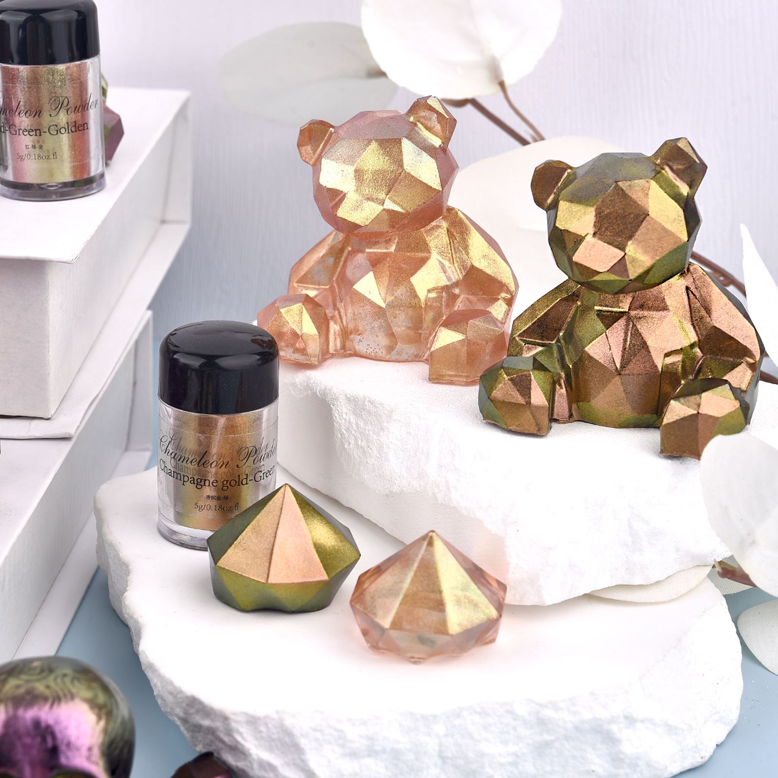 Mirror Chameleon Resin Pigment - Glitter Powder Resin recension och pris