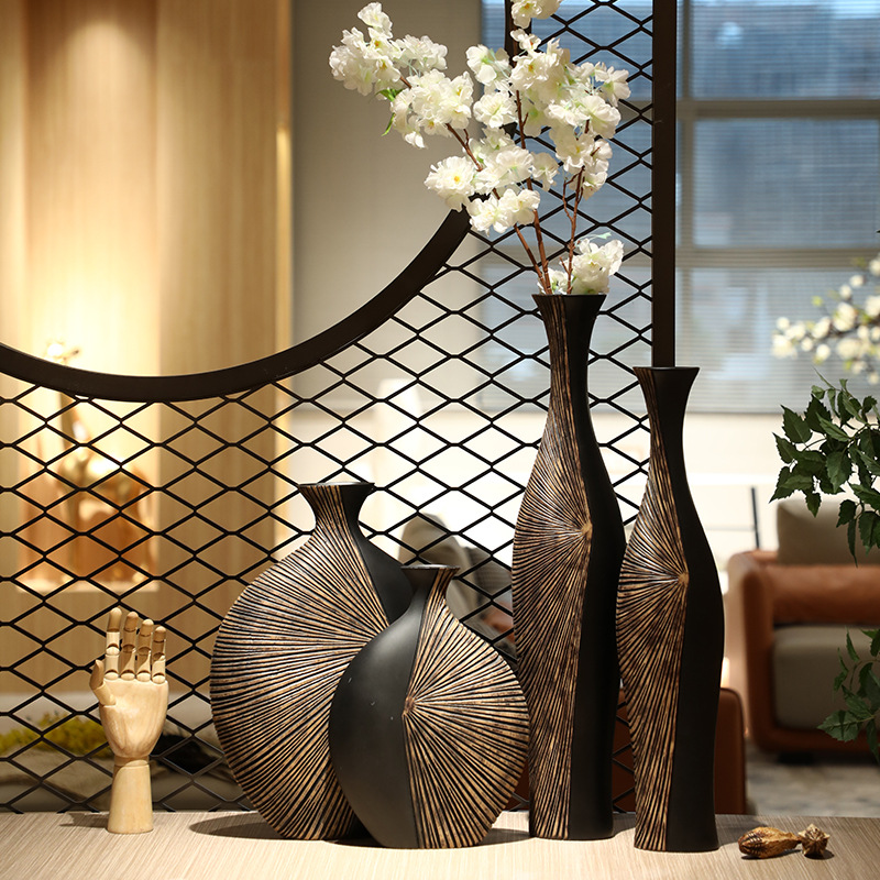 Retro Tall Resin Floor Vase, E - Background Resin Art recension och pris