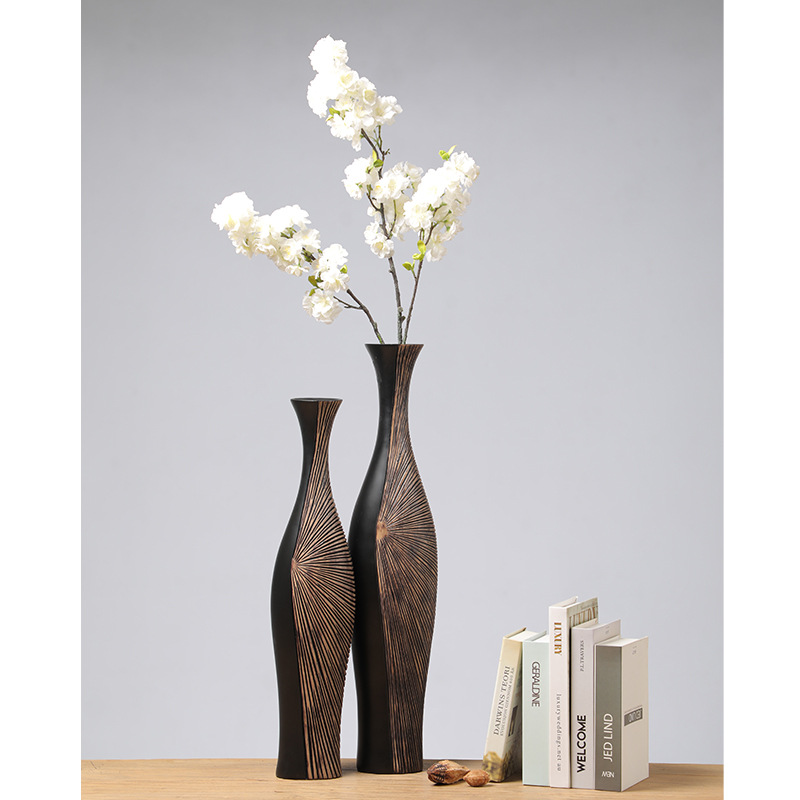 Retro Tall Resin Floor Vase, E - Background Resin Art recension och pris