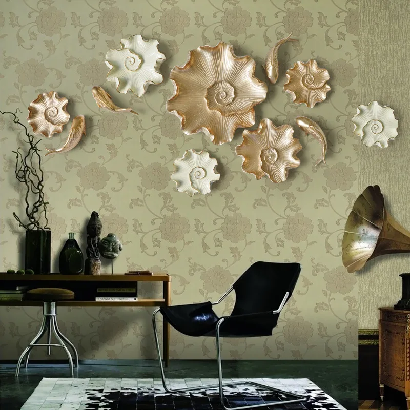 Chic 3D White Grey Resin Lotus - Background Resin Art recension och pris