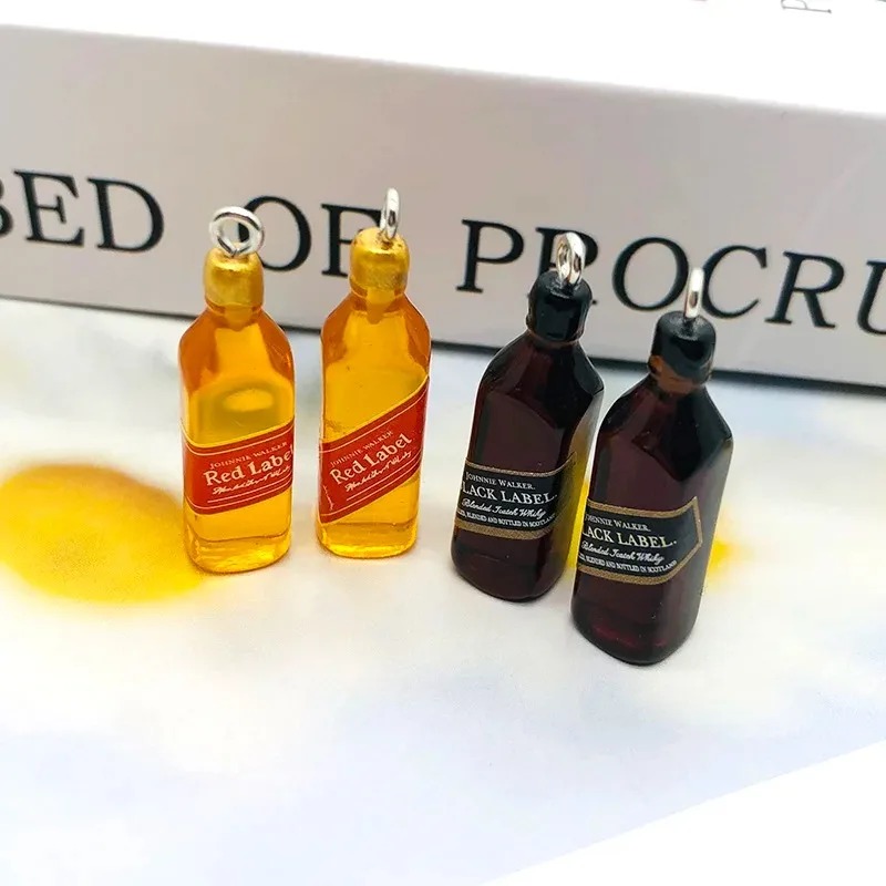10Pcs Tiny Wine Bar Bottle Res - Resin Art Handmade recension och pris