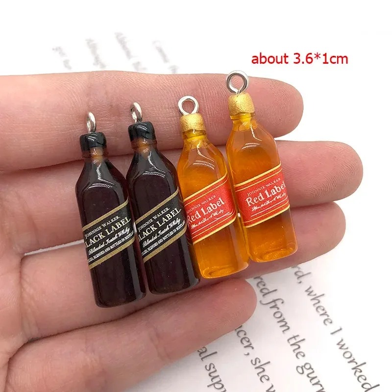 10Pcs Tiny Wine Bar Bottle Res - Resin Art Handmade recension och pris