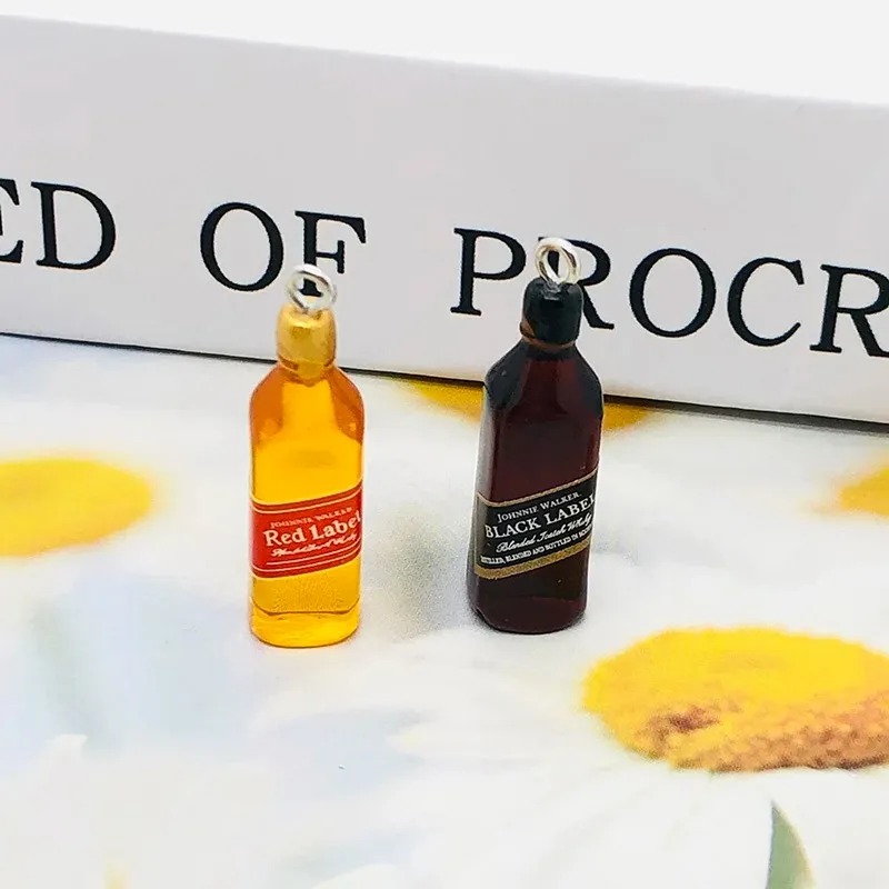 10Pcs Tiny Wine Bar Bottle Res - Resin Art Handmade recension och pris