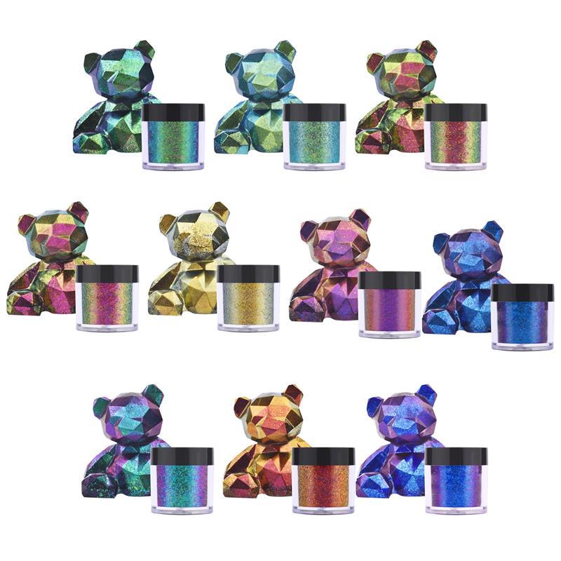 Mirror Chameleons Resin Pigmen - Glitter Powder Resin recension och pris