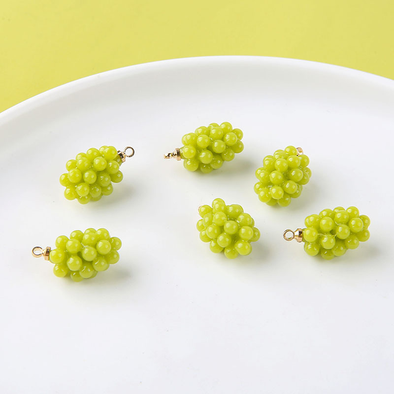 6pcs Cute Little Grapes Resin  - Resin Art Handmade recension och pris