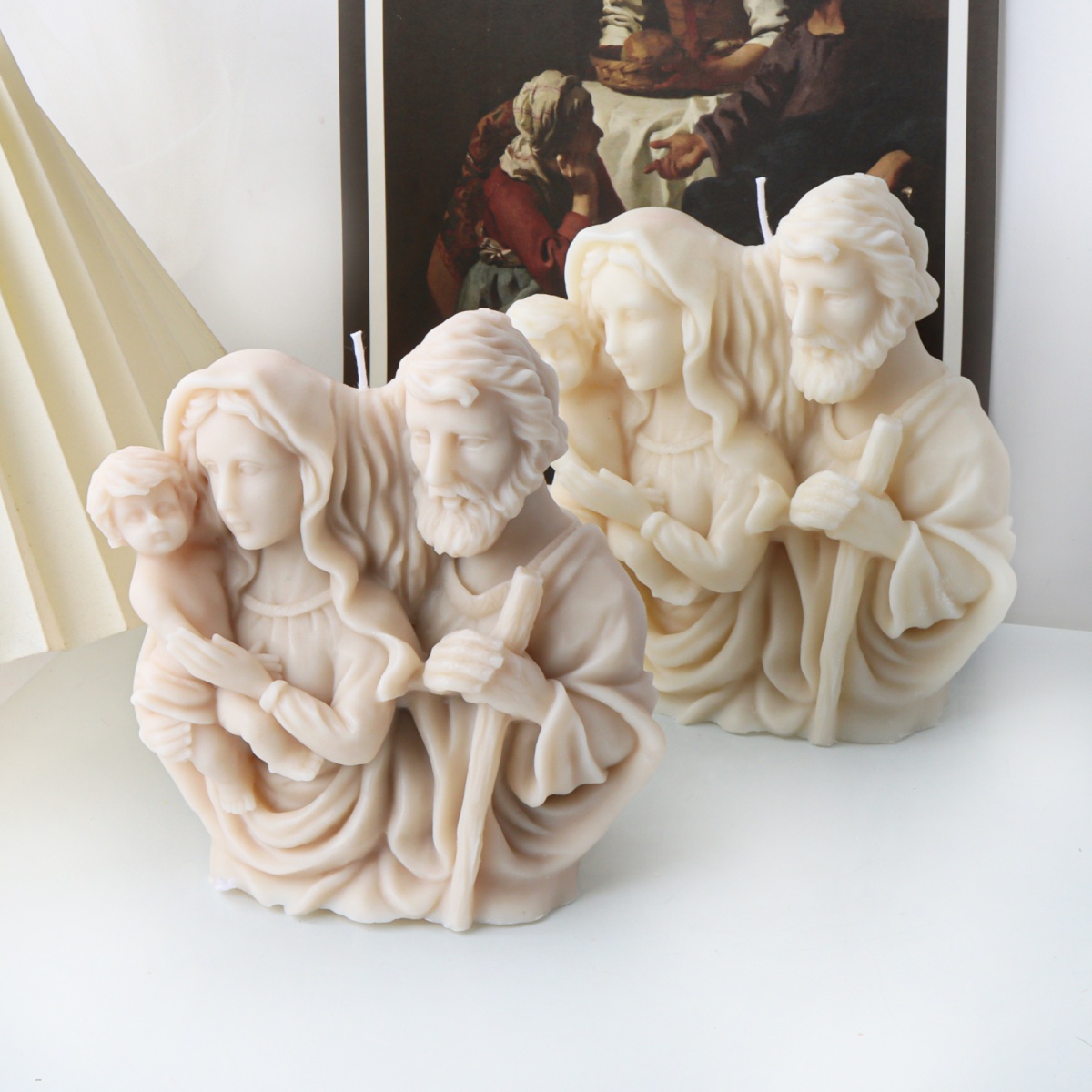 3D Holy Family Statue Silicone - Resin Art Furniture recension och pris
