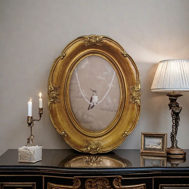 French Vintage Wall Photo Fram - Background Resin Art recension och pris