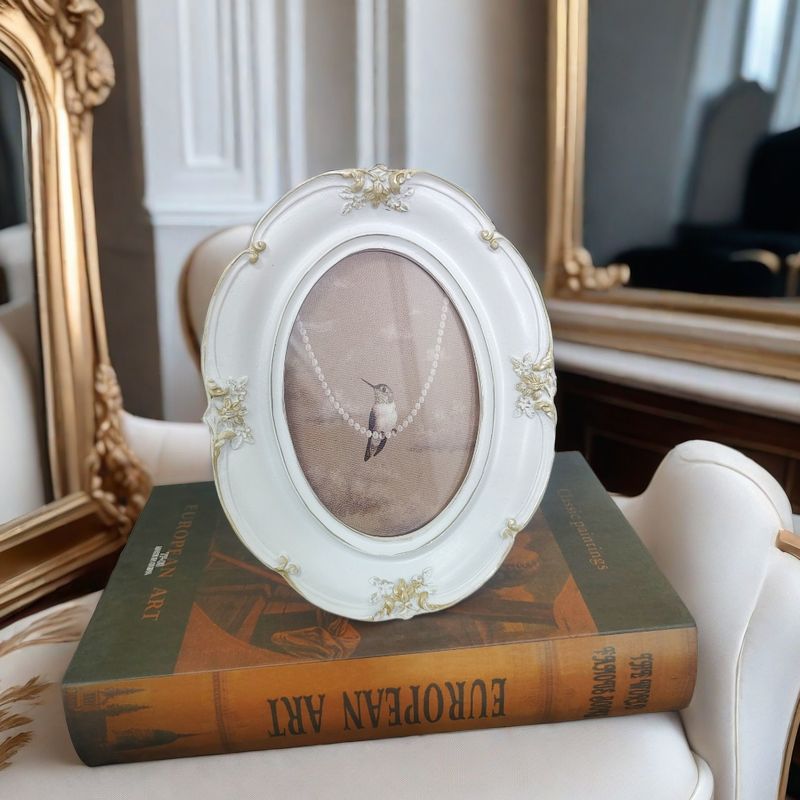 French Vintage Wall Photo Fram - Background Resin Art recension och pris